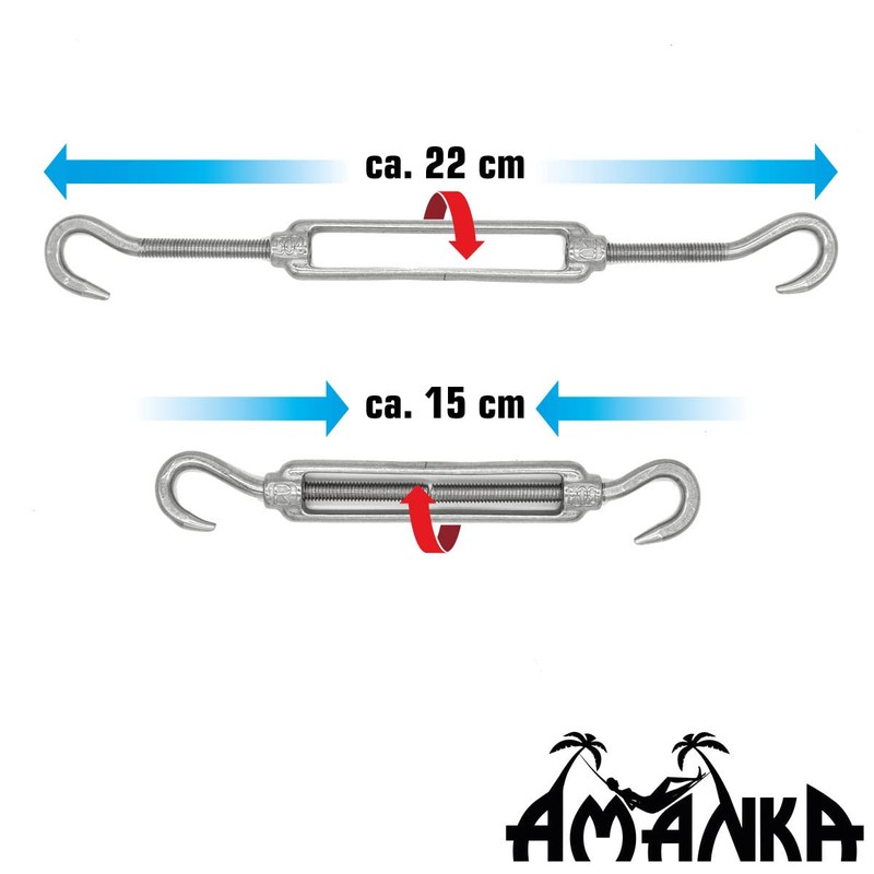 AMANKA Heavy Duty Mounting for Square Awning - Stainless Steel