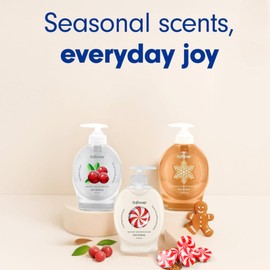 Softsoap Holiday Limited Edition Hand Soap Set, 6 Bottles, Gingerbread, Peppermint & Iced Berry Scents, 7.5 fl oz