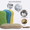 Multipurpose Kitchen Scrub Sponges, Heavy Duty Cleaning Non-Scratch Scrub Sponge,