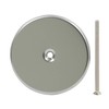 Supply Giant Wall Cleanout Cover Plate, 4-Inch, Stainless Steel