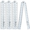 4PCS Clear Folding Ruler 30cm Flexible Foldable Rulers 15cm Transparent