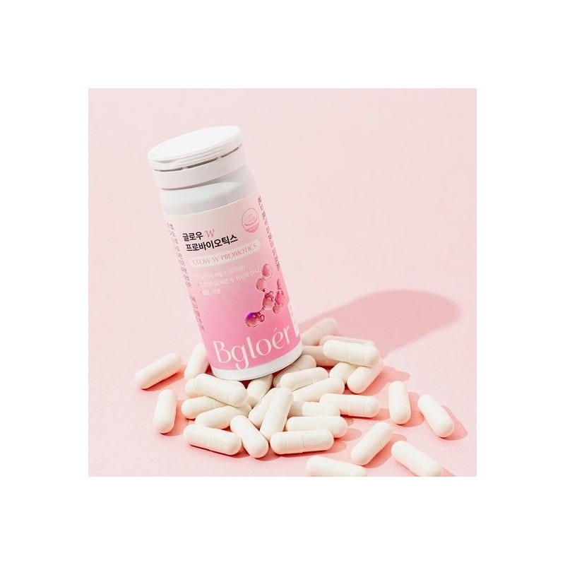 비글로어 Glow W Probiotics Women's Vaginal Health Lactobacillus 60 Capsules