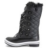 Polar Womens Snow Boot Quilted Tall Winter Snow Waterproof Warm