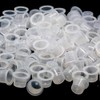 Tattoo Ink Cups Caps Pigment Pots 100pcs Small Medium Large