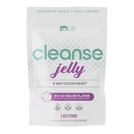 IDLife - Cleanse Jelly - Prune & Apple Juice Prebiotic Fiber for Gut Health, Regularity & Wellness Support - 6g Fiber per Stick - 5 Jelly Sticks