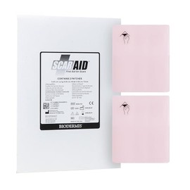 Scar Aid, parche de silicón grado médico para reducir cicatrices pequeñas. 2 piezas                                                                   