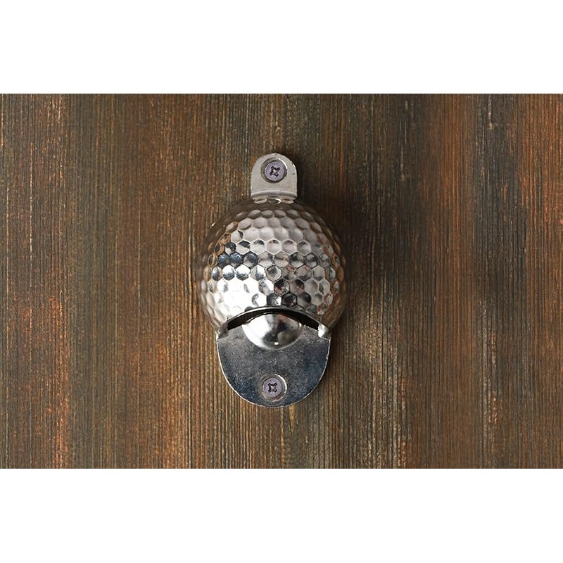 CGB Giftware | Silver Golf Ball Bottle Opener | Wall