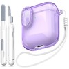 MHYALUDO Compatible with Airpods Case with Secure Closure, Compatible with