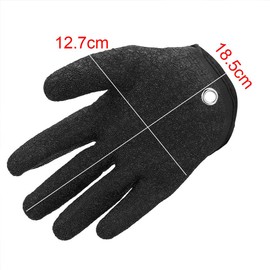 Jiakalamo Fishing Glove for Men, Fishing Catching Gloves with Magnet Release, Quick Drying,Non-Slip Puncture Resistant Proof Gloves Accessories for Handling Catching Cleaning(COLOR:Right with Buckle)