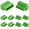 5 Sets 3.81 mm/0.15 in 2 Pins Solderless Connection Pluggable