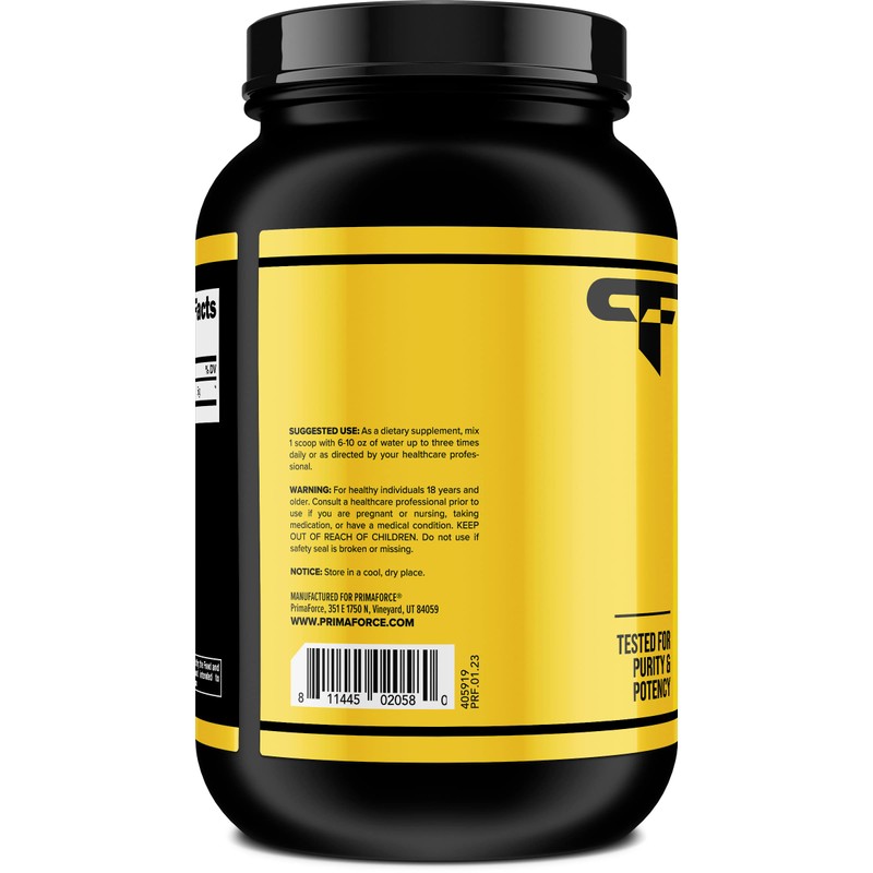 Primaforce L-Leucine Pure Powder 1 KG (2.2lbs) - Non-GMO, Gluten