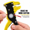 Bomurph 6.7-Inch Automatic Wire Stripper and Cutter, Adjustable 0.5-6mm Cable