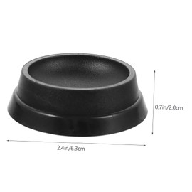 ORFOFE 4Pcs Non Slip Caster Caps for Furniture Legs Durable Chair Table Protectors Scratch Resistant Pads for Hard Floors for Bench Bar Stools Patio Furniture