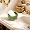 Wowhalolo Self Draining Soap Dish and Soap Holder with Drain