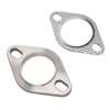 2 Bolts 2in Exhaust Flange Connection Kit Stainless Steel for