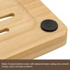 Kandid Eco-Friendly Bamboo Soap Dish with Drainage Slots - Natural