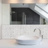 STICKGOO 10 Sheets Herringbone Peel and Stick Backsplash, Stick on