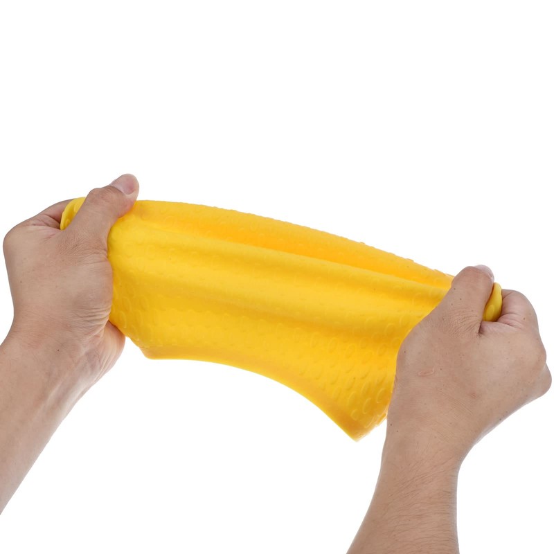 PATIKIL Silicone Swim Caps, 2 Pack Unisex Non-Slip Swimming Caps