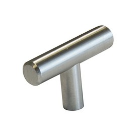 RCH Hardware H-C002S-50-SSB Solid Stainless steel T bar Pull Handle For Cabinets & Drawers (1 15/16")