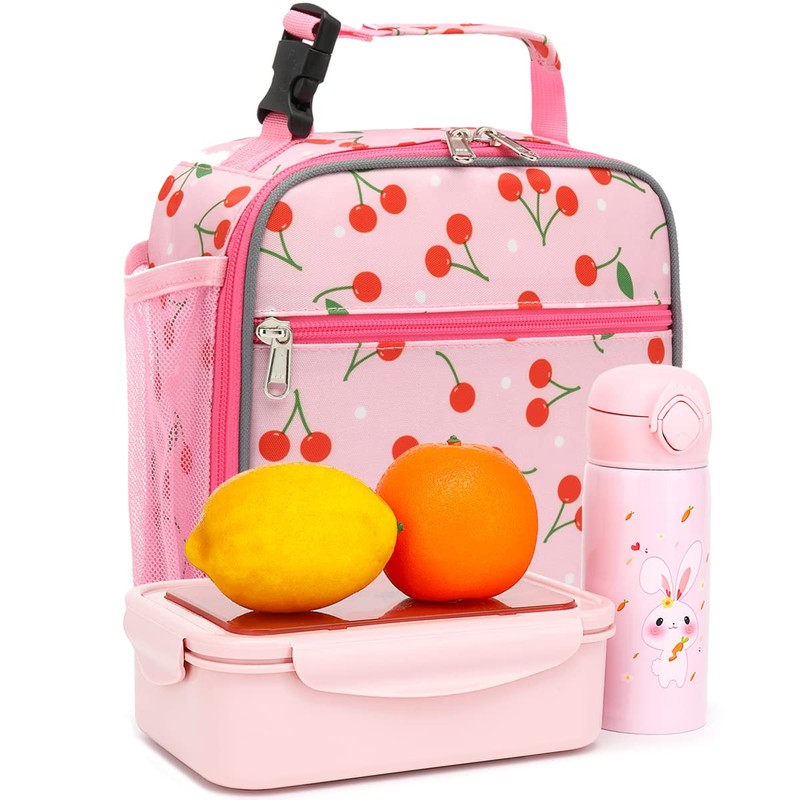 FlowFly Kids Lunch box Insulated Soft Bag Mini Cooler Back