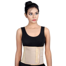 Wonder Care WC_ Breathable Abdominal Binder/Postpartum Postoperative Wrap/Abdomen Hernia Support Belt for Men and Women (S: 28"-32")