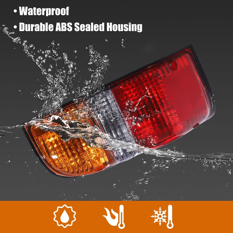 uxcell Right Side Tail Light Assembly for Toyota Tacoma 2001