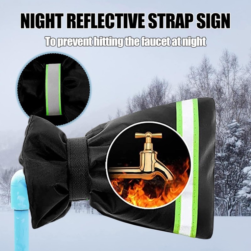 2Pcs Frost Free Outdoor Tap Covers, 6" W x 8.4"