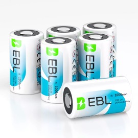 EBL CR2 Lithium Battery Photo DL-CR2 3V Batteries For Camera Flashlight Toy LOT - 12PCS