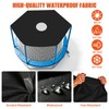 Trampoline Shade Cover with Hole,8FT Waterproof Trampoline Top Cover Fits