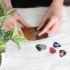 TheAntiq Estuche para Anillos de Cuero de Grano Completo, Porta