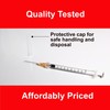 100 Pack 1mL (1cc) Disposable Sterilized Syringe, 25G X 1,