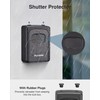 Puroma Lock Box, Large Key Lock Box Resettable Combination Lockbox,