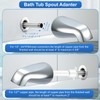 Tub Shower Trim Kit, Chrome Shower Knob 3 Piece and