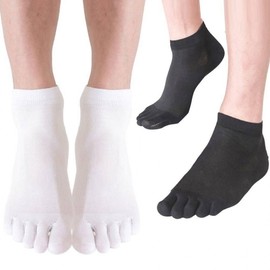 Our Style-571 Men's Toe Socks White