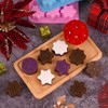 3 Pack 9 Style Snowflake Shape Christmas Silicone Soap Molds