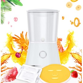 EcoMyLife EcoMyLife Face Mask Maker Mini Natural Mask Machine DIY Skin Food Sheet Mask Facial Treatment SPA Skin Care Product with Mask Molds & 16 Collagen Pills