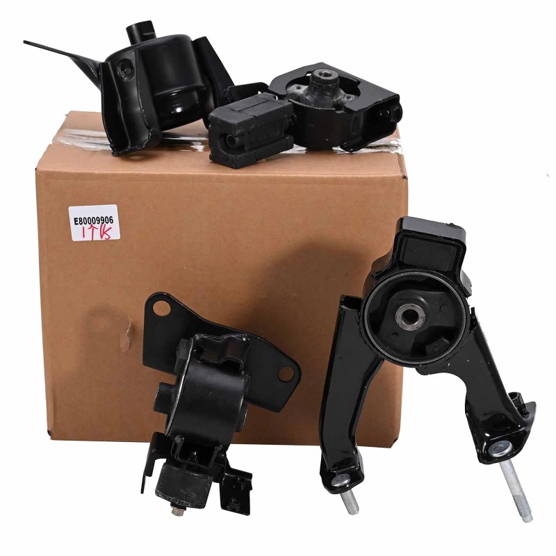 yksei-autoparts® 4 × AUTO Motor & Trans Mount Set For