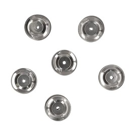 JINGFENG 50pcs Tambourine Bell Ring Jingle Bell Stainless Steel for Handbell Tambourine Church Tambourines