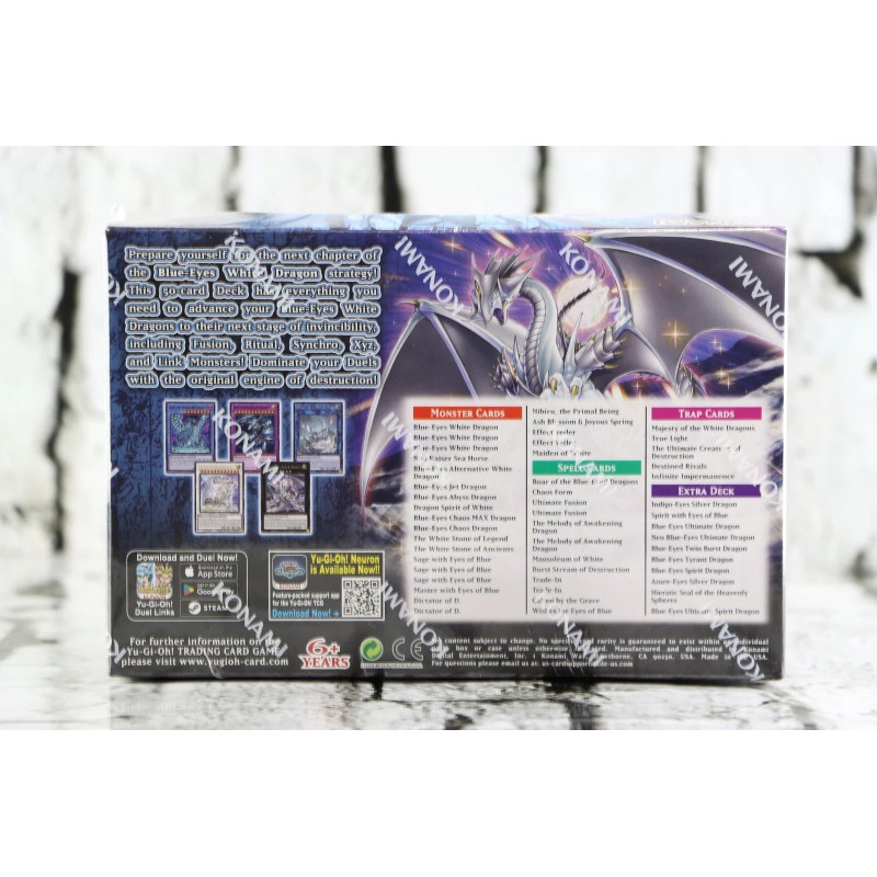 Yu-Gi-Oh! 1st Ed Blue-Eyes White Destiny Structure Deck DISPLAY (8ct)