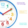 Beyond Happy Educational Kids Wall Clock - Colourful Silent Clock