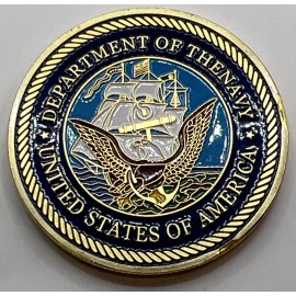 * US Navy Challenge Coin, USS THEODORE ROOSEVELT CVN-71 New USA Aircraft Carrier