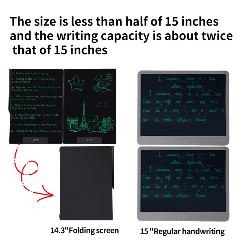 Amoretti Sonnet 14.3inch Foldable Writing Tablet