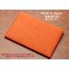 Men's Company Commuter Pass Case Bifold Square Grain Leather Design,