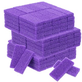200 Pcs Disposable Pumice Stone for Feet Purple Pumice Stone Bulk Disposable Foot Scrubber Dead Skin Pedicure Foot Shower Scrubber Exfoliator Sponge for Heel Cuticle Callus Remover Bath Spa (Purple)