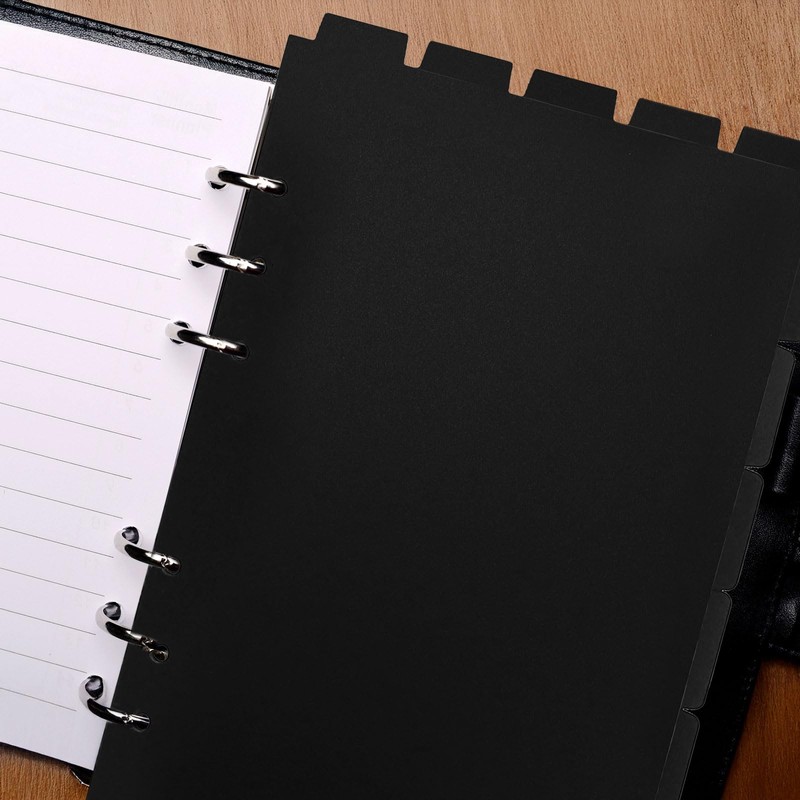 BDHYYM Dividers for Folder A5, Plastic Index A5 6 Hole