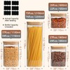 ComSaf Food Storage Containers with Airtight Lids Set of 6,