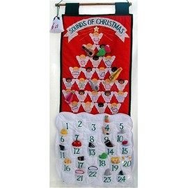 Almas Design Sounds of Christmas Fabric Advent Calendar