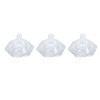3Pcs Teat Shields 2 Layer Protective Cover for Breastfeeding Nursing