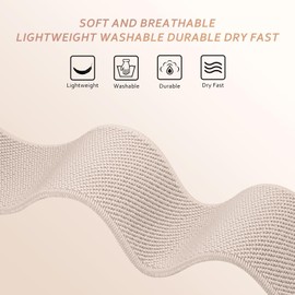 Sunnyson 5 PC Stretchy Nylon Watch Bands Compatible with Garmin Venu 2S/Vivoactive 4S/Venu 3S/Vivomove 3S,18mm Loop Elastic Straps for Garmin Forerunner 265S/255S/255S Music Women Men