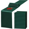 12 Pack Sage Green Satin Table Runner 12 x 108